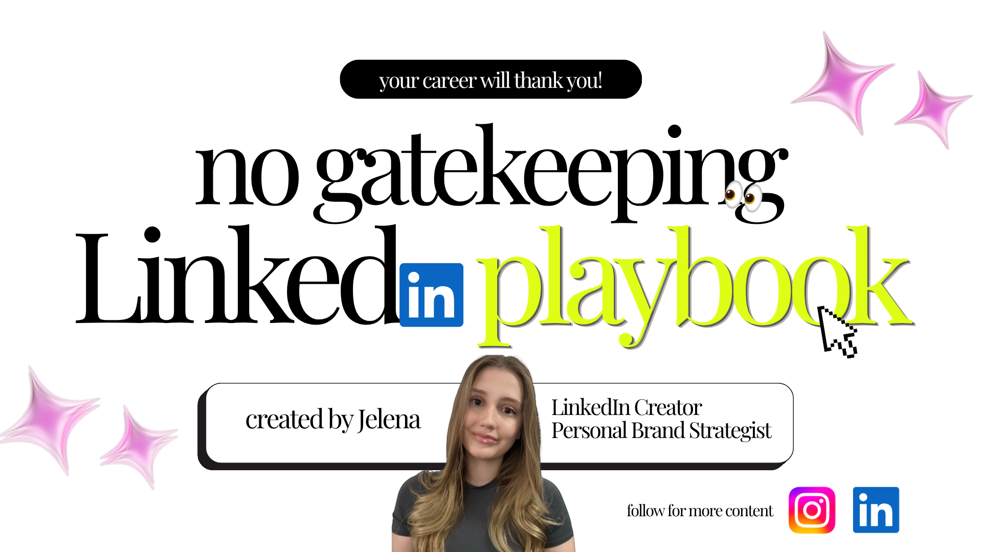 no gatekeeping LinkedIn playbook cover